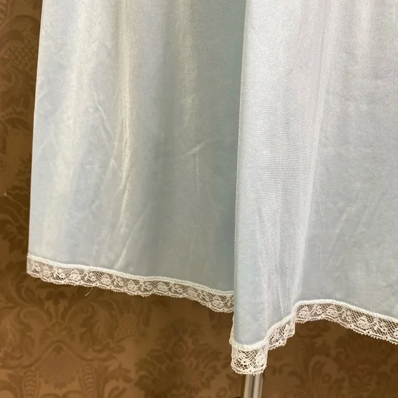 Vintage 60s 70s Glammy Cottagecore Victorian Romantic Nightgown Lingerie - Picture 10 of 10
